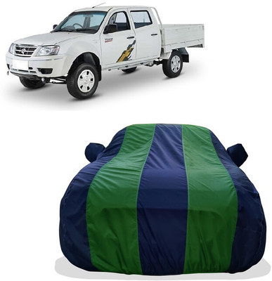 Tricway Car Cover For Tata Xenon (With Mirror Pockets)(Green)