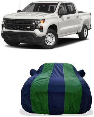 Tricway Car Cover For Chevrolet Silverado 5.3L (With Mirror Pockets)(Green)