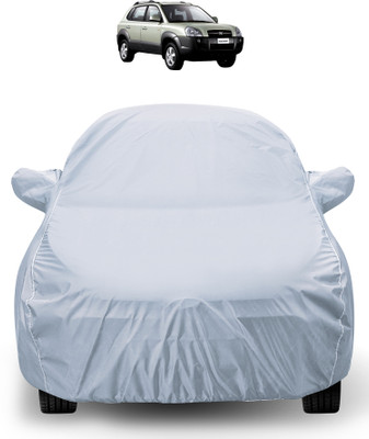 MOCKHE Car Cover For Hyundai Tucson (With Mirror Pockets)(Silver)