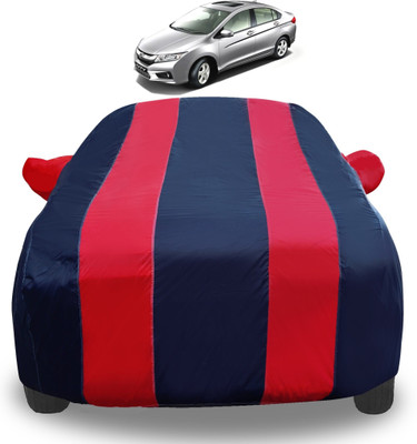 Amanzo Car Cover For Honda City i-Dtec (With Mirror Pockets)(Red)