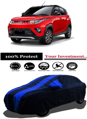 Amexride Car Cover For Mahindra KUV100 NXT D75 K2 Diesel (With Mirror Pockets)(Multicolor)