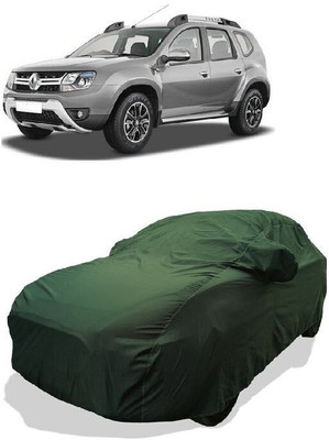 QLAX Car Cover For Maruti Duster 110PS Diesel RxL AMT (With Mirror Pockets)(Green)
