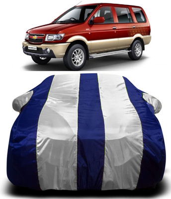 R Rayvin Star Car Cover For Chevrolet Tavera (With Mirror Pockets)(Multicolor)