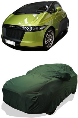 Coxtor Car Cover For Mahindra Reva (With Mirror Pockets)(Green)