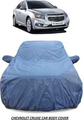 AUTOFIT Car Cover For Chevrolet Cruze (With Mirror Pockets)(Blue)
