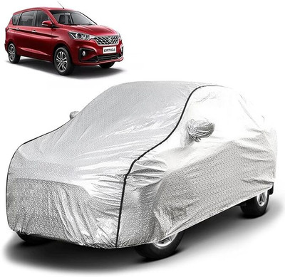 KAHRA Car Cover For Maruti Suzuki Ertiga (With Mirror Pockets)(Silver)