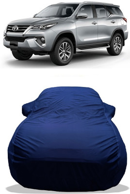 Wegather Car Cover For Toyota Fortuner 2.7 2WD AT Petrol (With Mirror Pockets)(Blue)