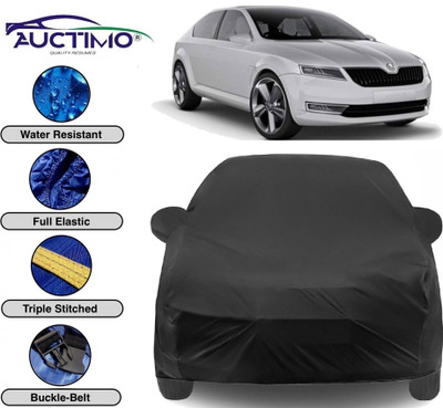 AUCTIMO Car Cover For Skoda Laura (With Mirror Pockets)(Multicolor)
