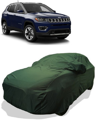 Coxtor Car Cover For Jeep Compass 1.4 Limited (With Mirror Pockets)(Gold)