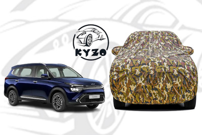 KYZO Car Cover For Kia Carens (With Mirror Pockets)(Brown)