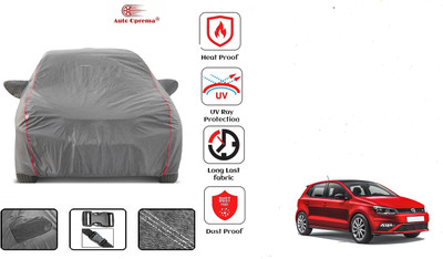 Auto Oprema Car Cover For Volkswagen Polo (With Mirror Pockets)(Grey)