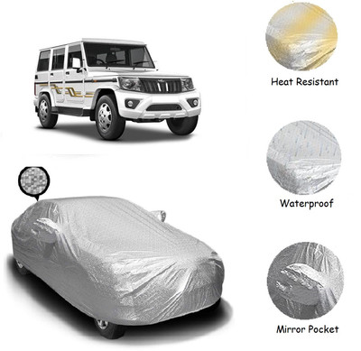 AUTOFIT Car Cover For Mahindra Bolero (With Mirror Pockets)(Silver)