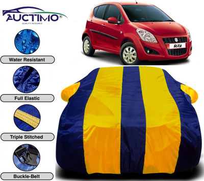 AUCTIMO Car Cover For Maruti Suzuki Ritz (With Mirror Pockets)(Multicolor)