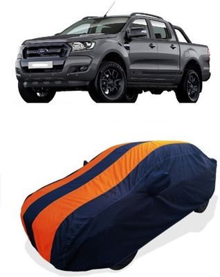 Coxtor Car Cover For Ford Ranger 4x4 Wildtrak 3.2TDCi 200PS AT (With Mirror Pockets)(Orange)