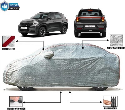 Amexride Car Cover For Kia Sonet (With Mirror Pockets)(Silver, For 2010, 2011, 2012, 2013, 2014, 2015, 2016, 2017, 2018, 2019, 2020, 2021, 2022, 2023, 2024 Models)