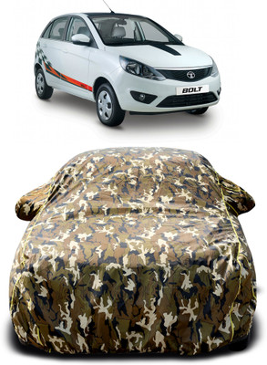 Special Group Car Cover For Tata Bolt (With Mirror Pockets)(Multicolor, Yellow)