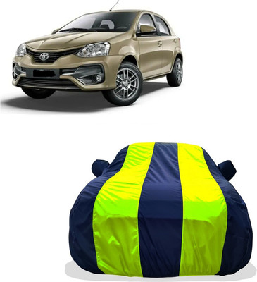 Tricway Car Cover For Toyota Etios Liva 1.2 V Dual Tone Petrol (With Mirror Pockets)(Yellow)