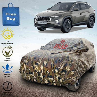 Frap Car Cover For Hyundai Tucson, Tucson Facelift, Tucson Executive 2WD, Tucson Executive 4WD (With Mirror Pockets)(Multicolor)