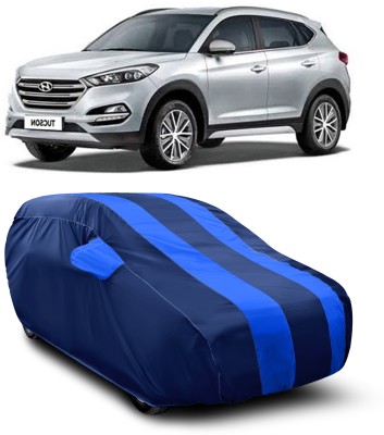 zawr Car Cover For Hyundai Tucson (With Mirror Pockets)(Blue)