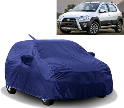 octavic Car Cover For Toyota Etios Cross (With Mirror Pockets)(Blue)