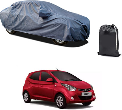PAGORA Car Cover For Hyundai Eon (With Mirror Pockets)(Grey)