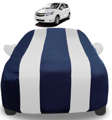 Auto Hub Car Cover For Chevrolet Sail UVA (With Mirror Pockets)(Silver)