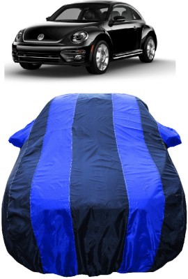 Wegather Car Cover For Volkswagen Beetle (With Mirror Pockets)(Blue)