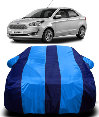 AXLOZ Car Cover For Ford Figo Aspire (With Mirror Pockets)(Multicolor)