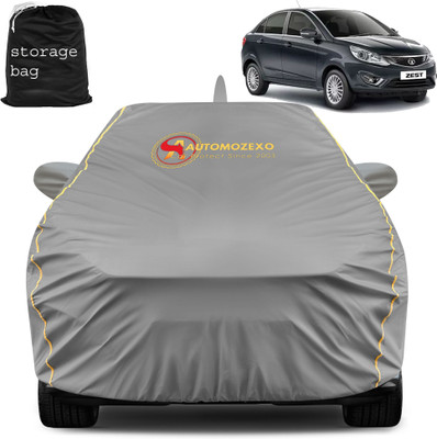 AUTOMOZEXO Car Cover For Tata Zest (With Mirror Pockets)(Grey)