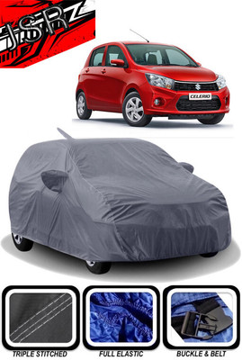 J S R Car Cover For Maruti Suzuki CelerioX AMT ZXI Option (With Mirror Pockets)(Grey)