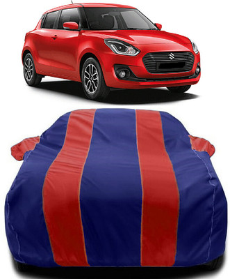 Autoprime Car Cover For Maruti Suzuki Swift AMT VDI (With Mirror Pockets)(Red, Blue)