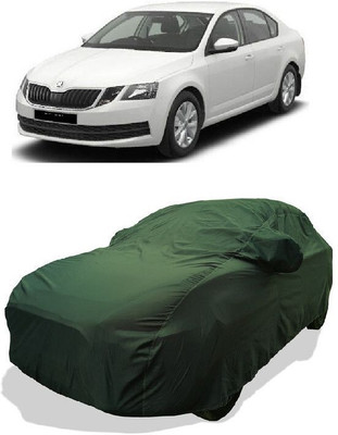 QLAX Car Cover For Maruti Octavia Ambition 2.0 TDI MT (With Mirror Pockets)(Green)