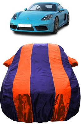 Wegather Car Cover For Porsche 718 Cayman (With Mirror Pockets)(Orange)
