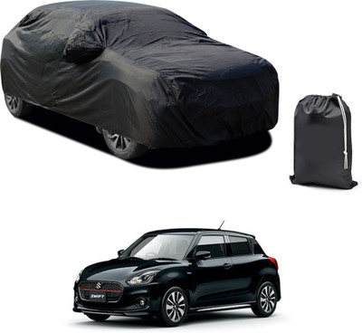 PAGORA Car Cover For Maruti Suzuki Swift Hybrid (With Mirror Pockets)(Black)