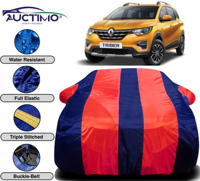 AUCTIMO Car Cover For Renault Triber (With Mirror Pockets)(Multicolor)