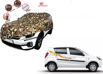 Auto Oprema Car Cover For Maruti Suzuki Alto 800 (With Mirror Pockets)(Green)