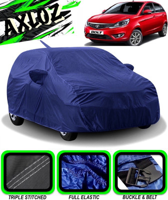 AXLOZ Car Cover For Tata Bolt (With Mirror Pockets)(Blue)
