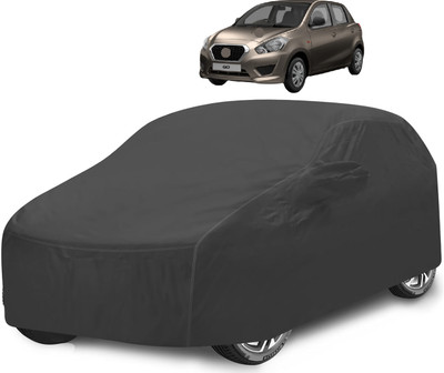 Caronix Car Cover For Datsun Datsun GO D Petrol (With Mirror Pockets)(Grey)