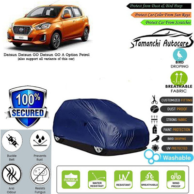 Tamanchi Autocare Car Cover For Datsun Datsun GO Datsun GO A Option Petrol(Blue)