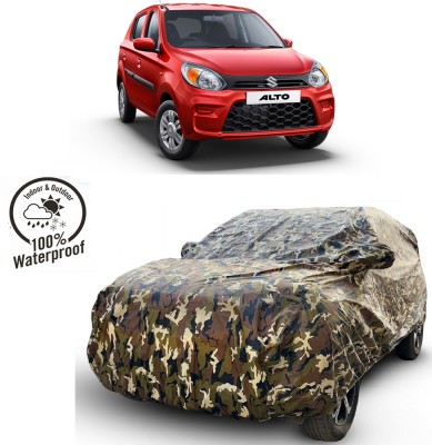 CoNNexXxionS Car Cover For Maruti Suzuki Alto 800 (With Mirror Pockets)(Multicolor)