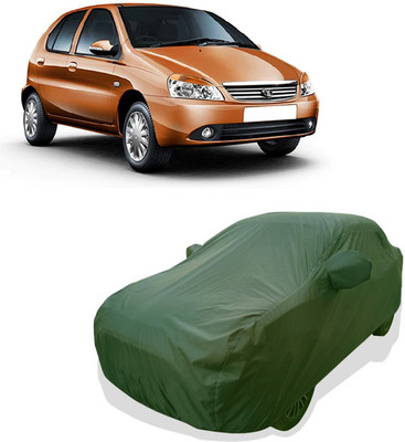 Tricway Car Cover For Tata Indica DLX (With Mirror Pockets)(Green)
