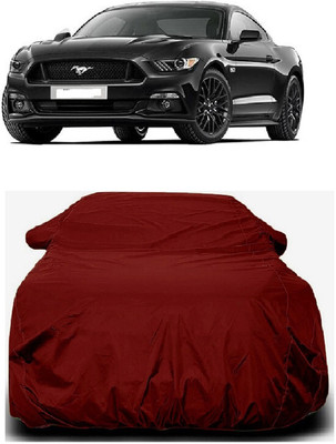 Autoprime Car Cover For Ford Mustang V8 (With Mirror Pockets)(Maroon)