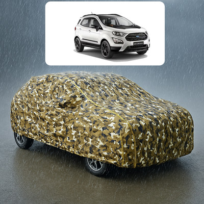 GOSHIV-car and bike accessories Car Cover For Ford Ecosport (With Mirror Pockets)(Yellow)