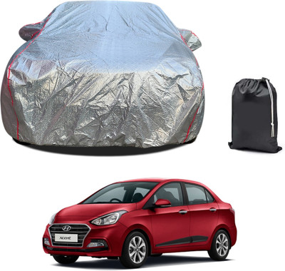 PAGORA Car Cover For Hyundai Xcent (With Mirror Pockets)(Silver, For 2019, 2020, 2021, 2022, 2023 Models)