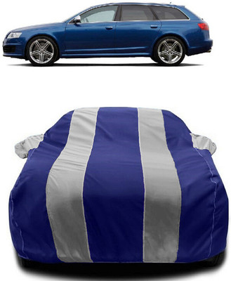 Autoprime Car Cover For Tata Estate (With Mirror Pockets)(White, Blue)