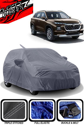 J S R Car Cover For Maruti Suzuki Grand Vitara (With Mirror Pockets)(Grey)