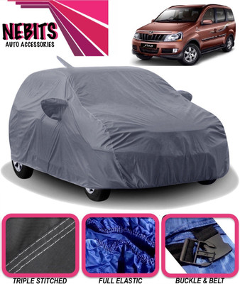 NEBITS Car Cover For Mahindra Xylo (With Mirror Pockets)(Grey)