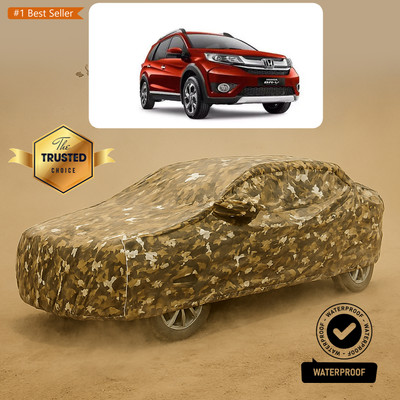 CODOKI Car Cover For Honda BRV i-DTEC VX MT (With Mirror Pockets)(Yellow, White)