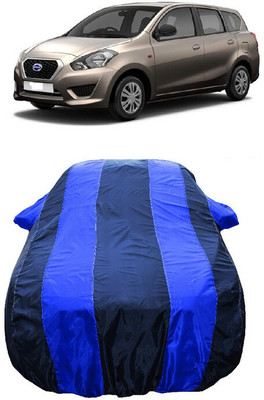Wegather Car Cover For Datsun GO Plus A EPS (With Mirror Pockets)(Blue)