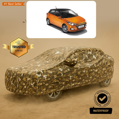 PAGORA Car Cover For Hyundai i20 Sportz CRDI (With Mirror Pockets)(Yellow)